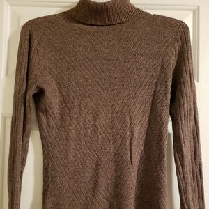 Apt. 9 Brown turtleneck sweater - Small